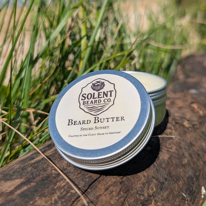Beard Butter with Emu Oil 50g - Spiced Sunset - Solent Beard Co