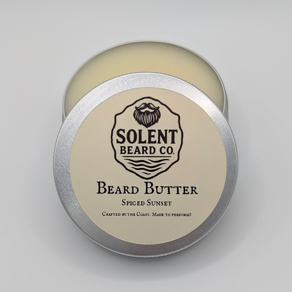Day & Night Beard Butter Duo with Emu Oil (2x 50g) – Spiced Sunset & Pure Coast (Unscented) - Solent Beard Co