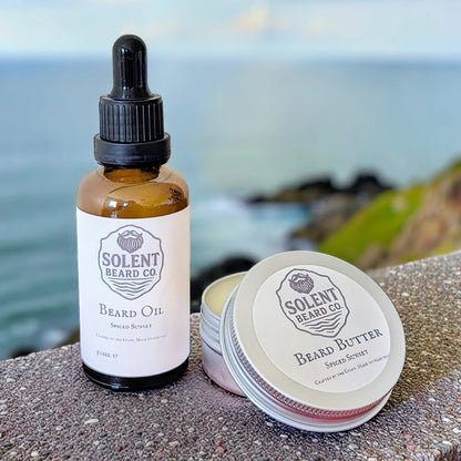 Spiced Sunset Beard Oil (50ml) & Butter (50g) Duo - Solent Beard Co
