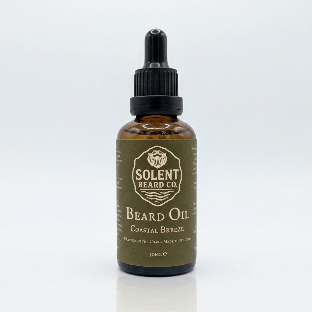 Beard Oil with Emu Oil 50ml - Coastal Breeze - Solent Beard Co