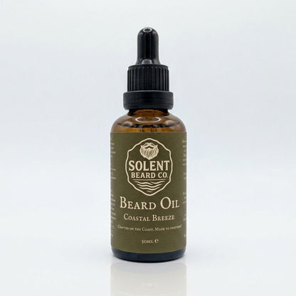 Beard Oil with Emu Oil 50ml - Coastal Breeze - Solent Beard Co