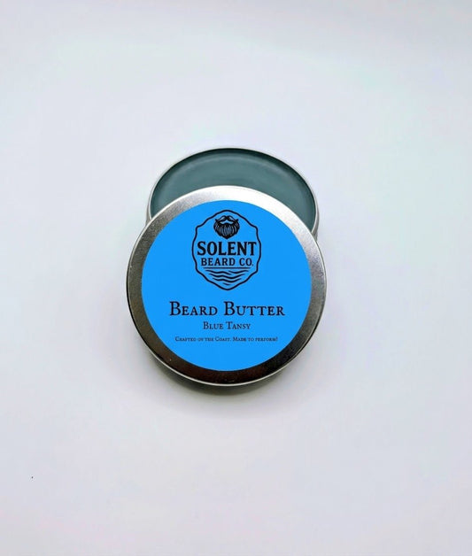 Beard Butter with Emu Oil 50g - Blue Tansy - Solent Beard Co